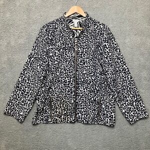 REVERSIBLE VERSATILE Black & White Leopard & ZEBRA Utility Jacket